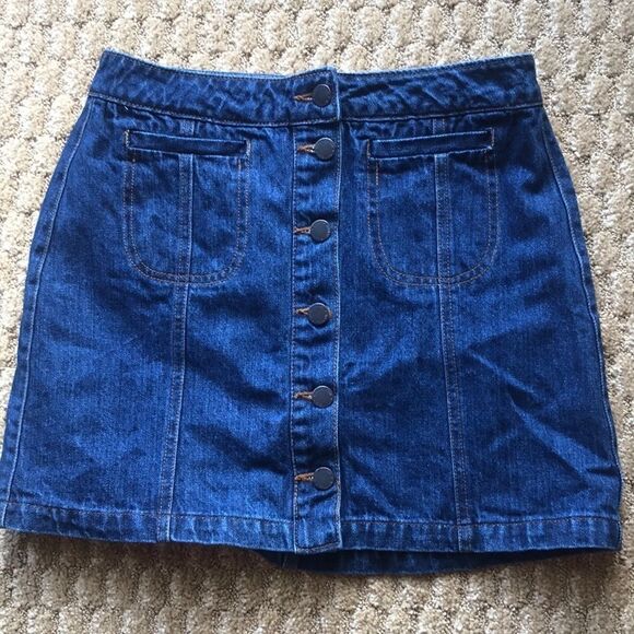 ❤️Vanilla Star Premium Jean Skirt - Picture 1 of 4